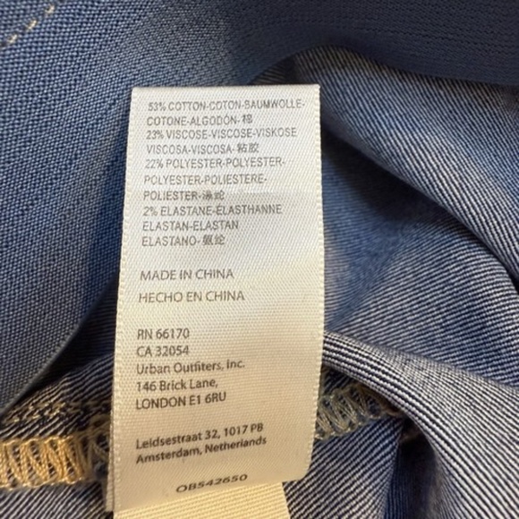 We The Free Size 25 Penny Pull-On Flare Blue Jeans Mid-Rise Bell Bottoms Boho - Picture 11 of 15